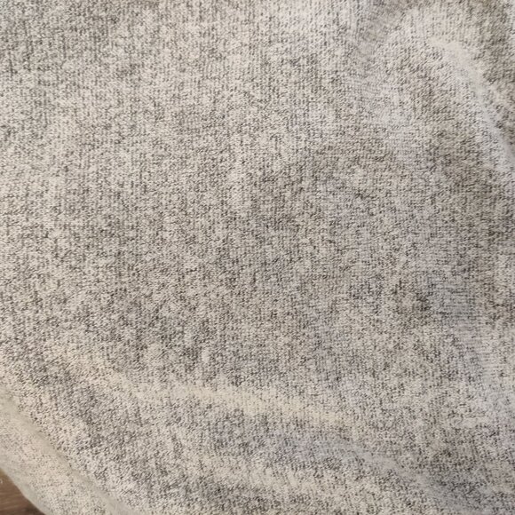 Another Story Mock Neck Soft Gray Sweater Adjustable Waist Drawstring | Small - Picture 6 of 6